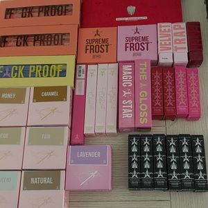 Multiple Jeffree star makeup products